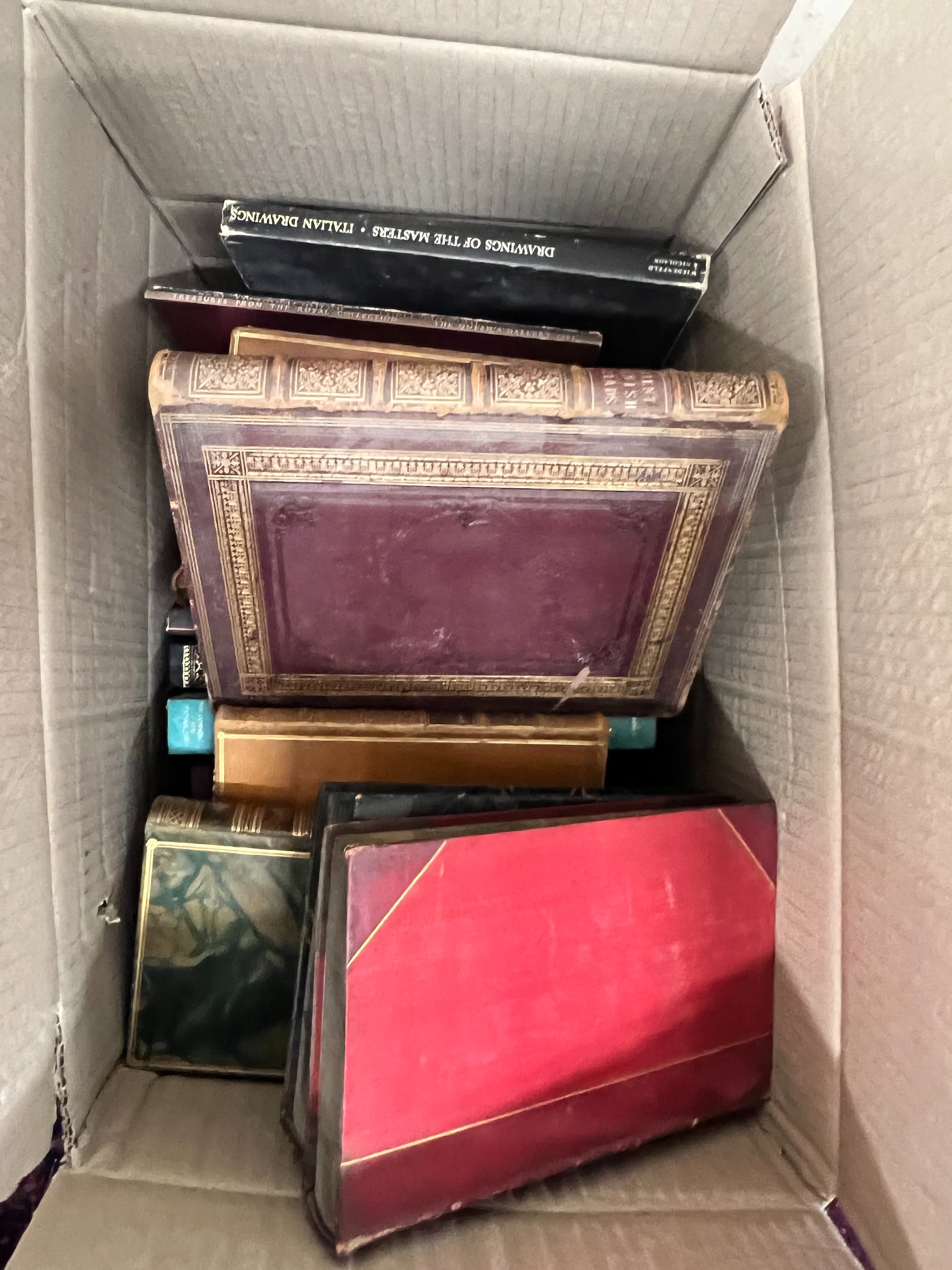 Six boxes of assorted books, mainly fine art reference and British history